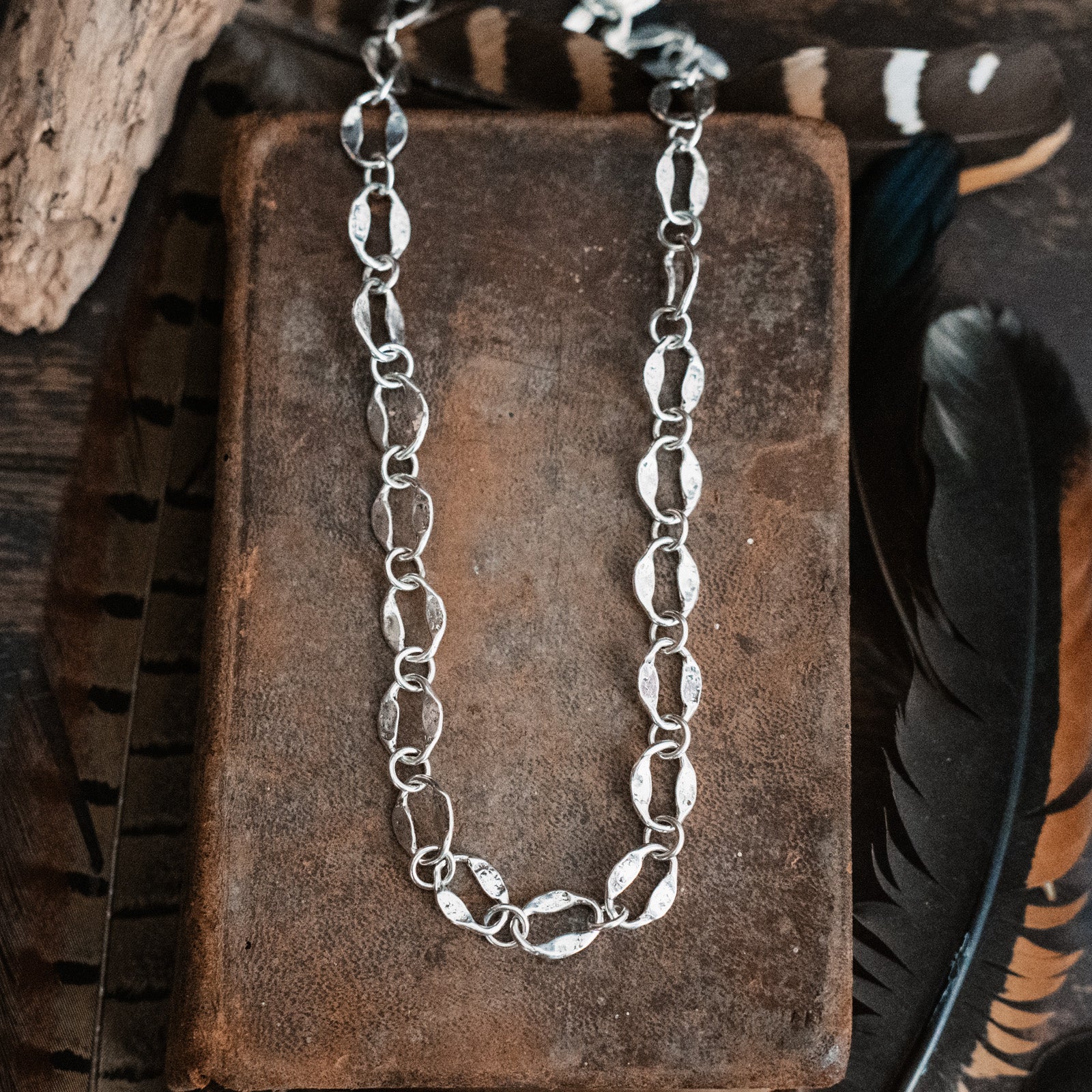 djs Sundance Sol Tiny Sterling Silver Hammered Circle Chain Necklace  Minimalist | eBay