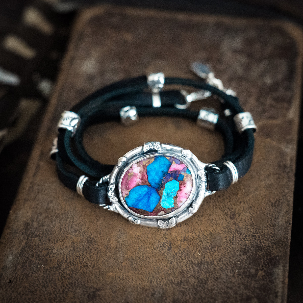 Peace and Harmony Confetti Wrap Bracelet