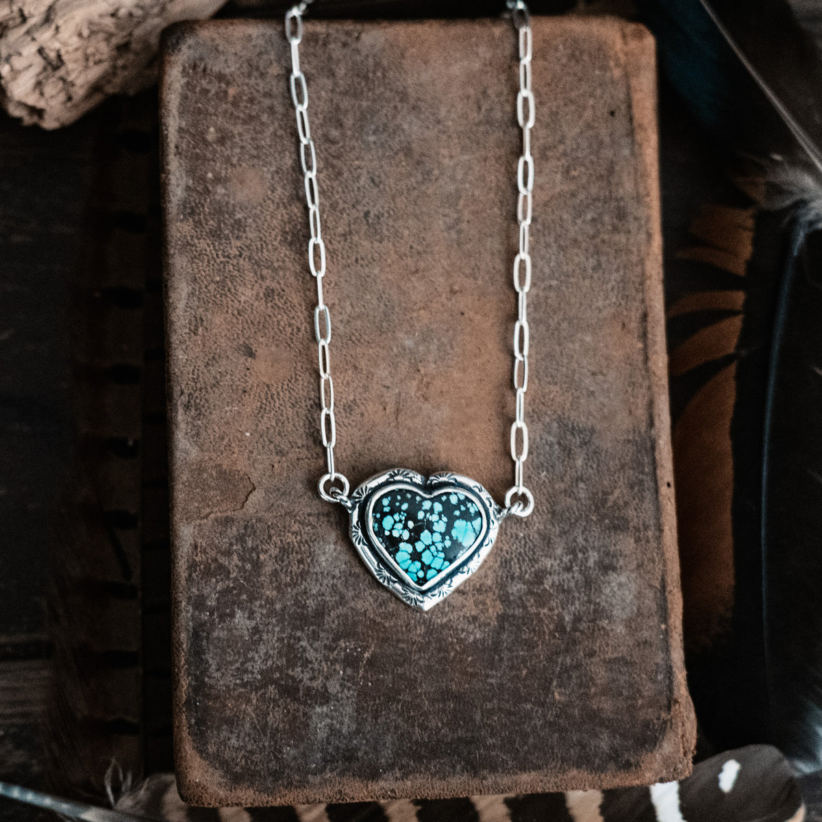 Peaceful Heart Turquoise Necklace