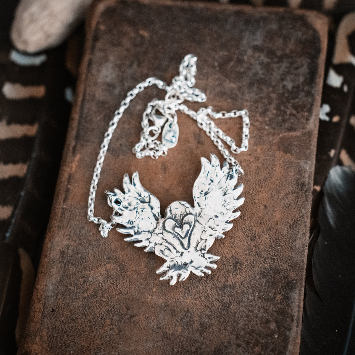 Phoenix Rising Golden Hills Lavender Turquoise Necklace