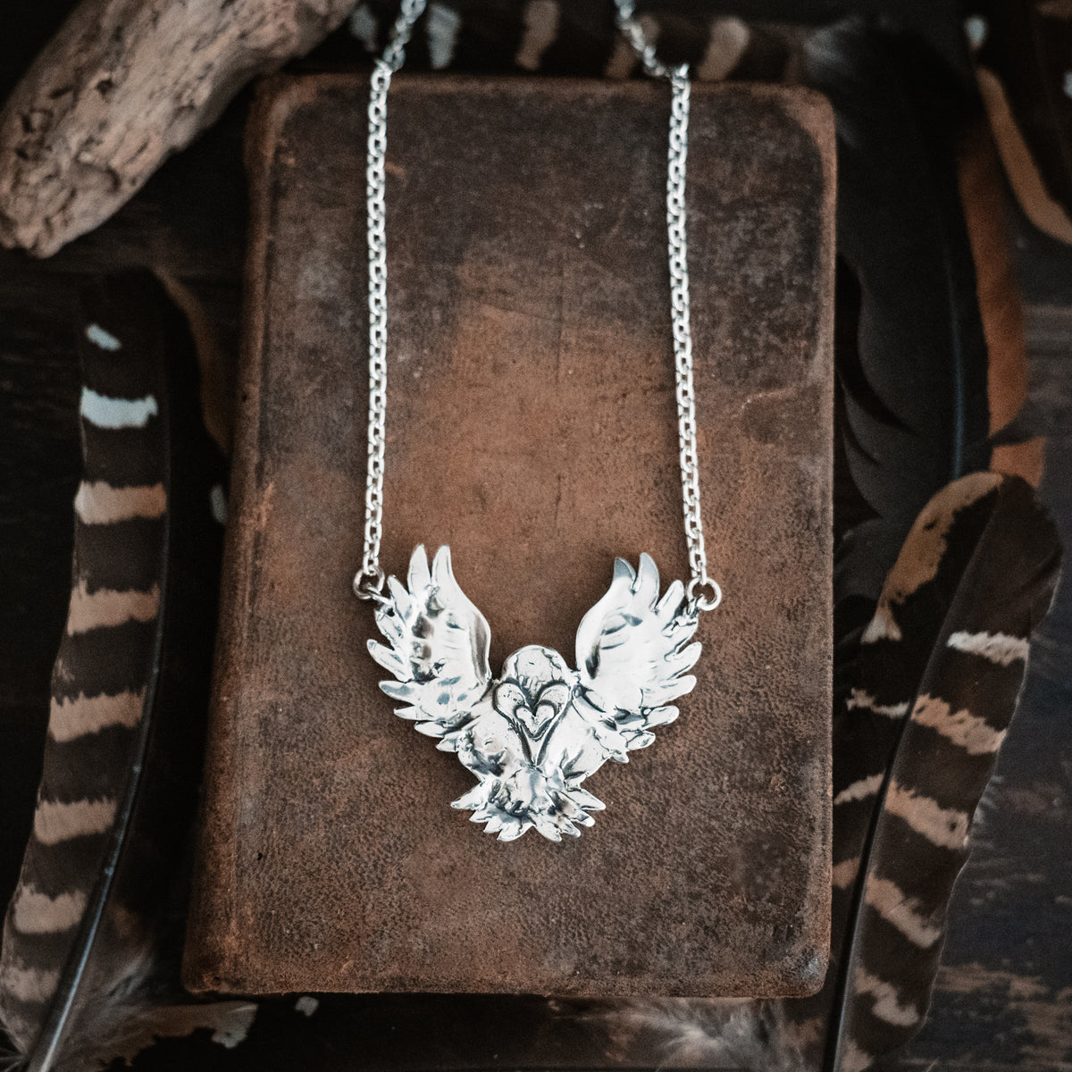 Phoenix Rising Golden Hills Lavender Turquoise Necklace