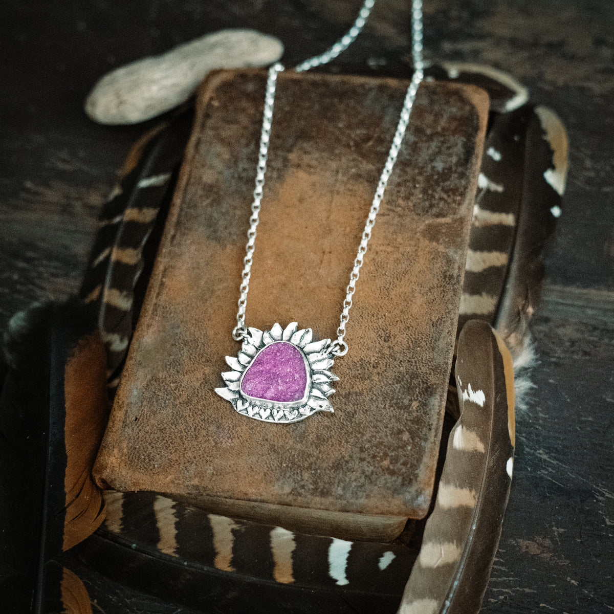 Misty Pink Dawn Cobaltoan Necklace
