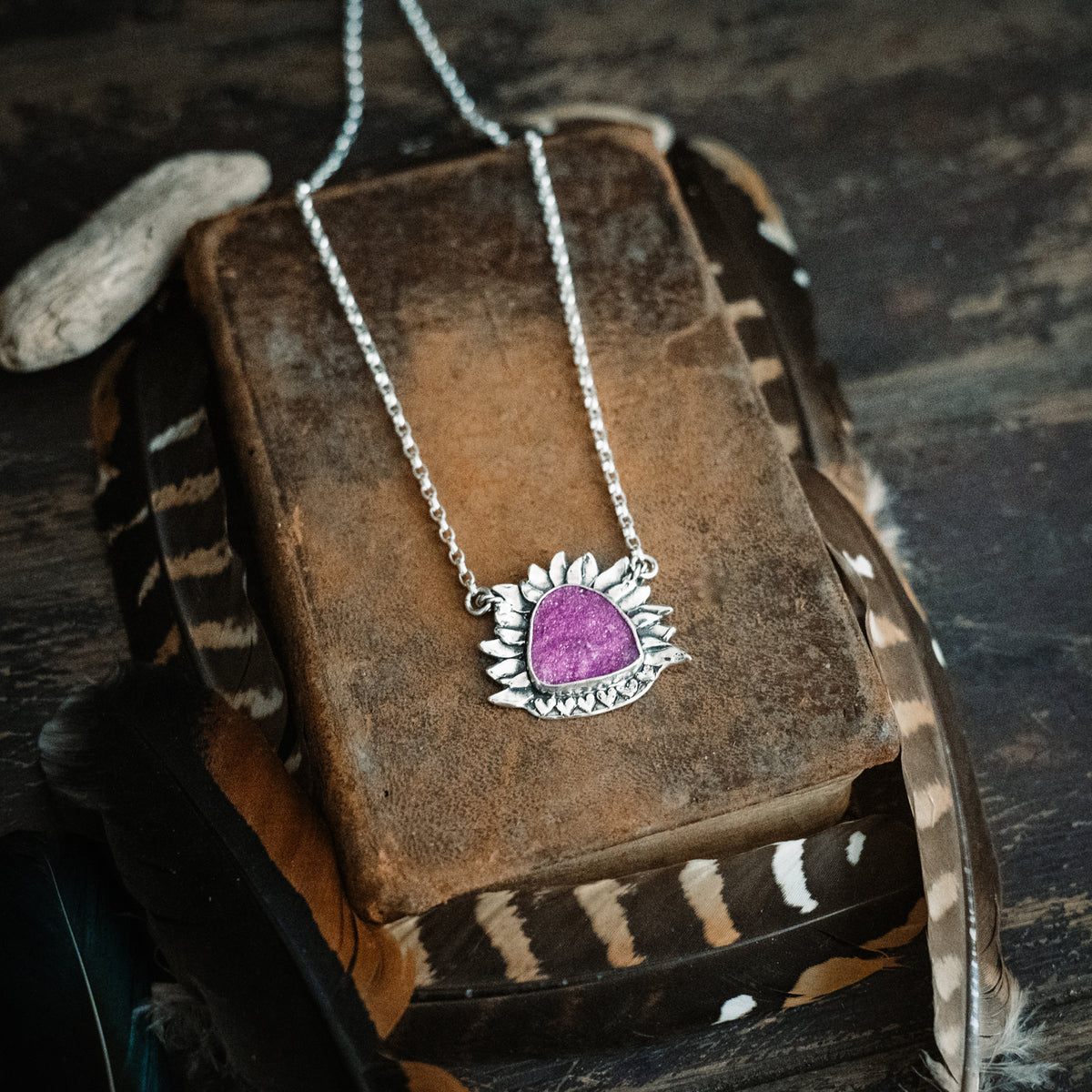 Misty Pink Dawn Cobaltoan Necklace