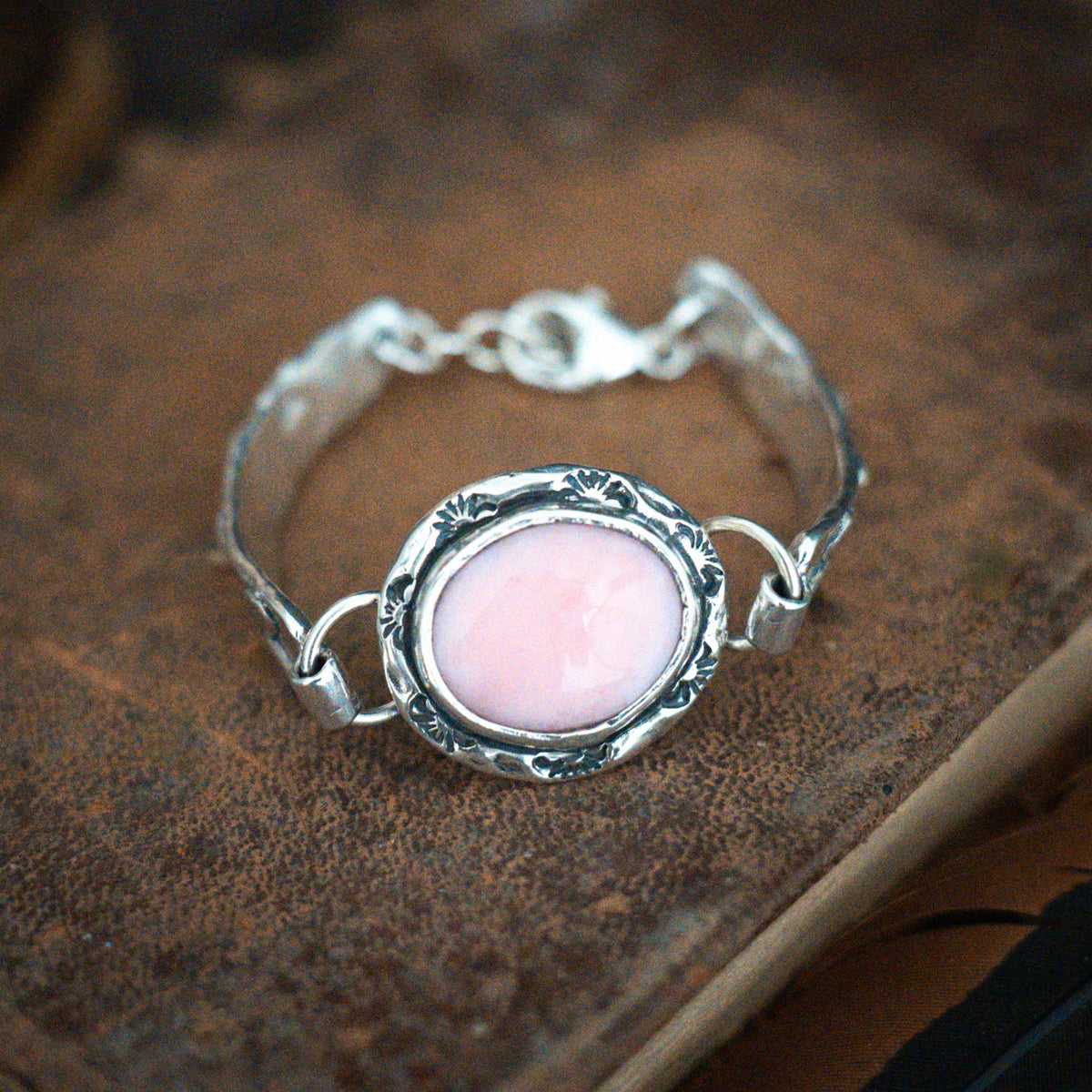 Pink Cloud Opal Bracelet