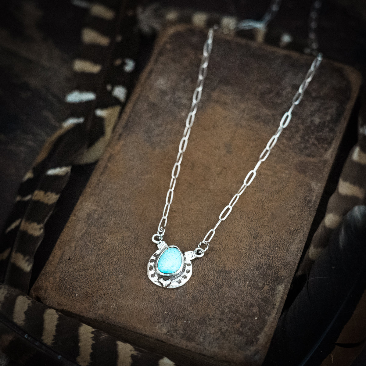 Horseshoe Turquoise Necklace