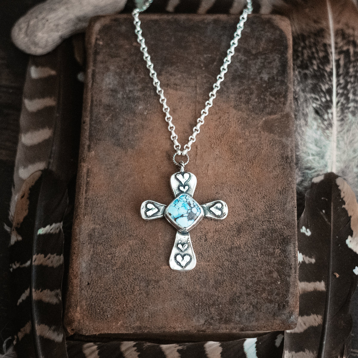 Pure Faith Golden Lavender Turquoise Necklace
