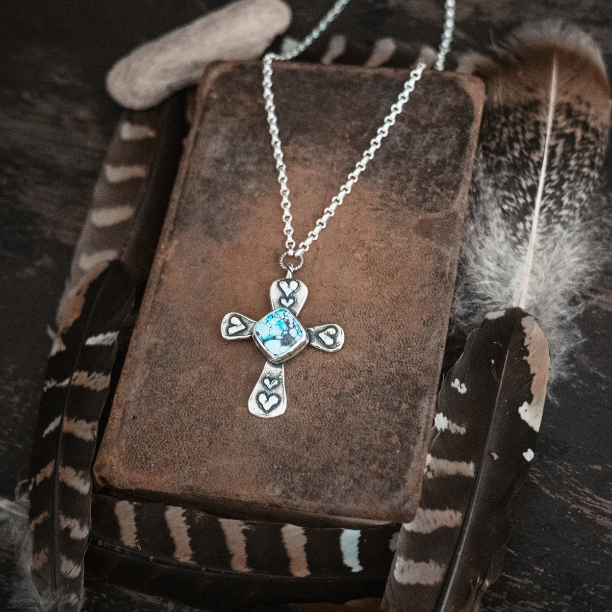 Pure Faith Golden Lavender Turquoise Necklace