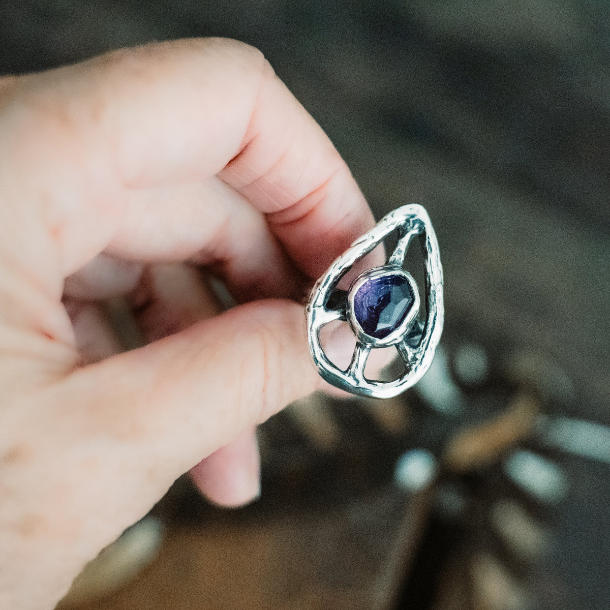 Purple Peace Amethyst Ring - Adjusted to your size