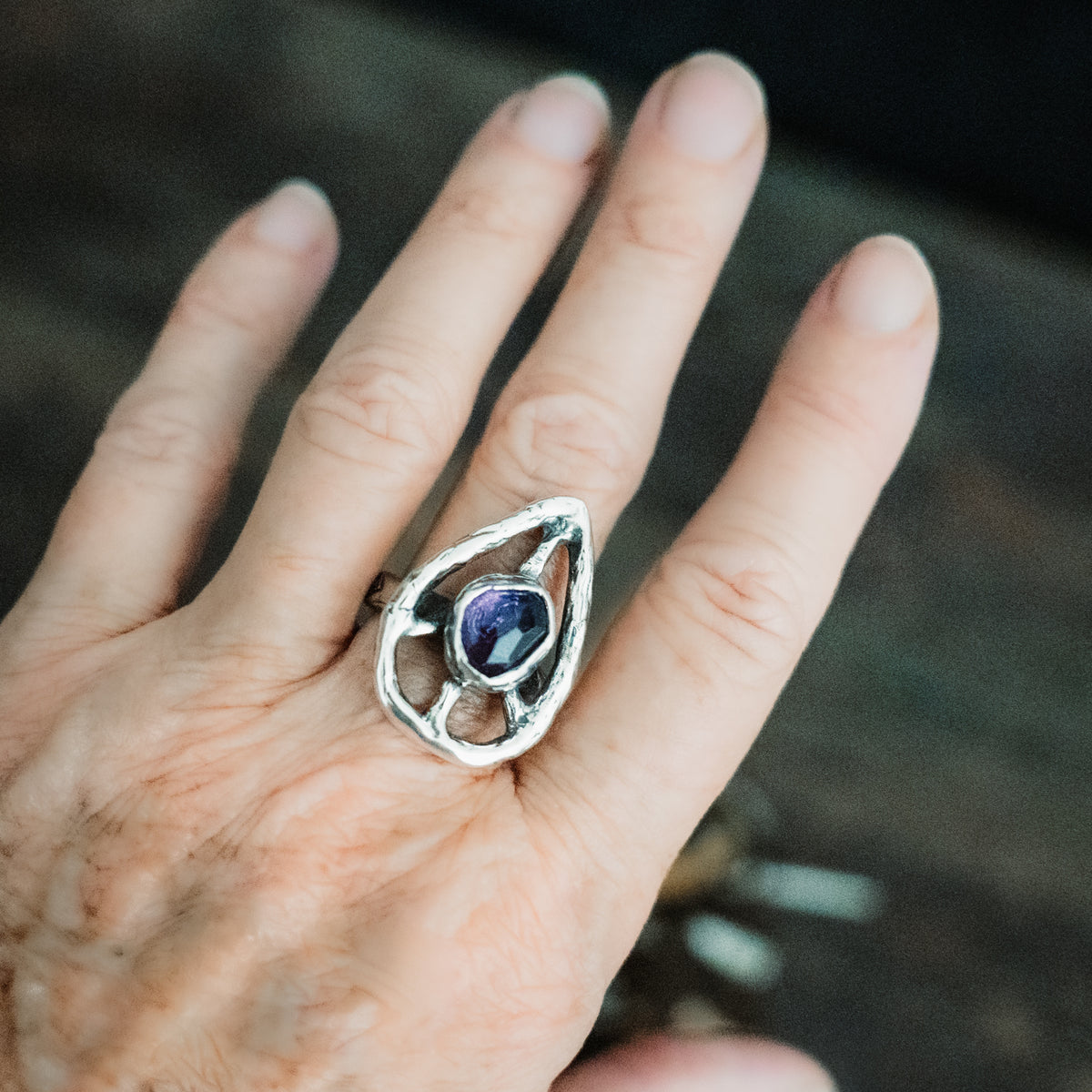 Purple Peace Amethyst Ring - Adjusted to your size