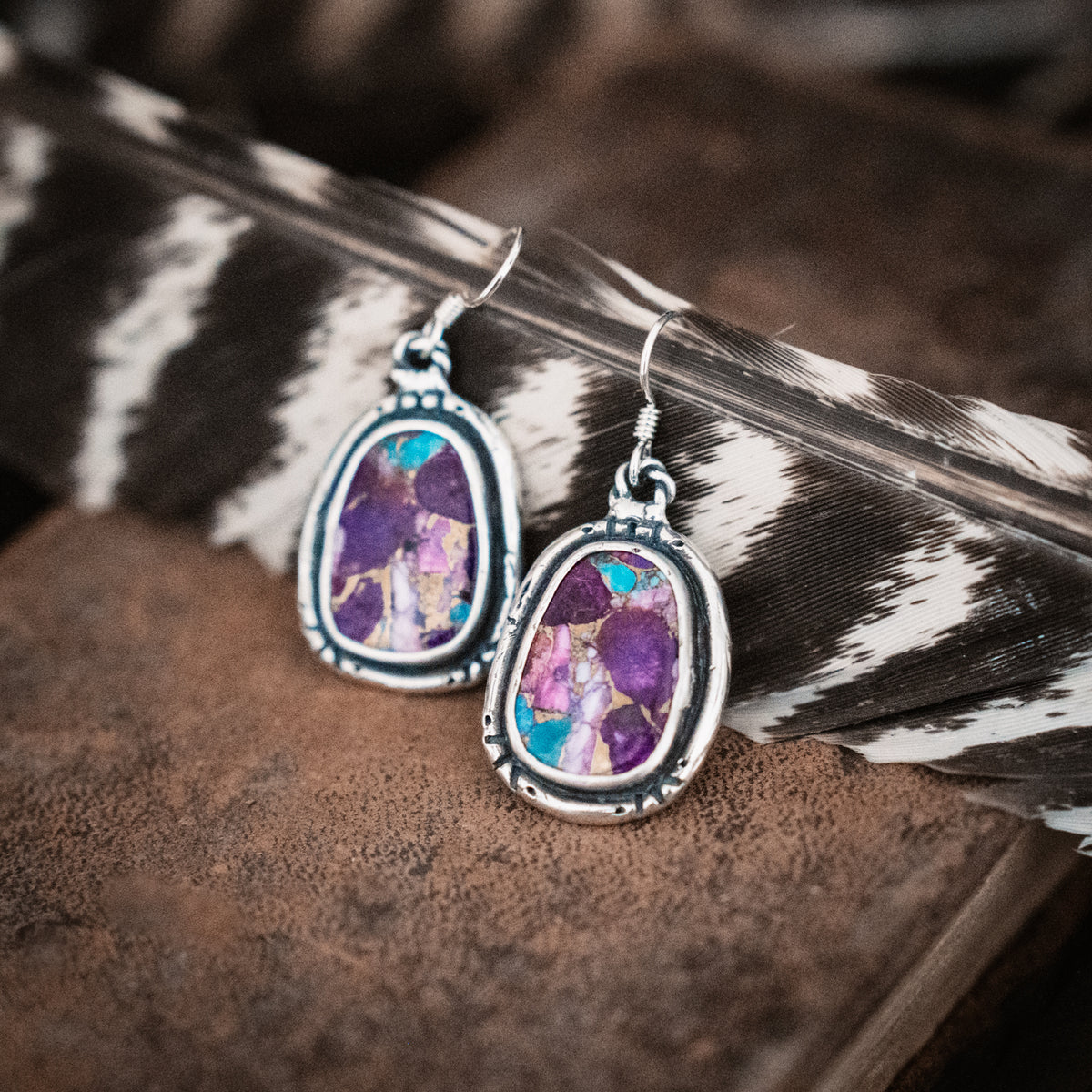Purple Dawn Earrings