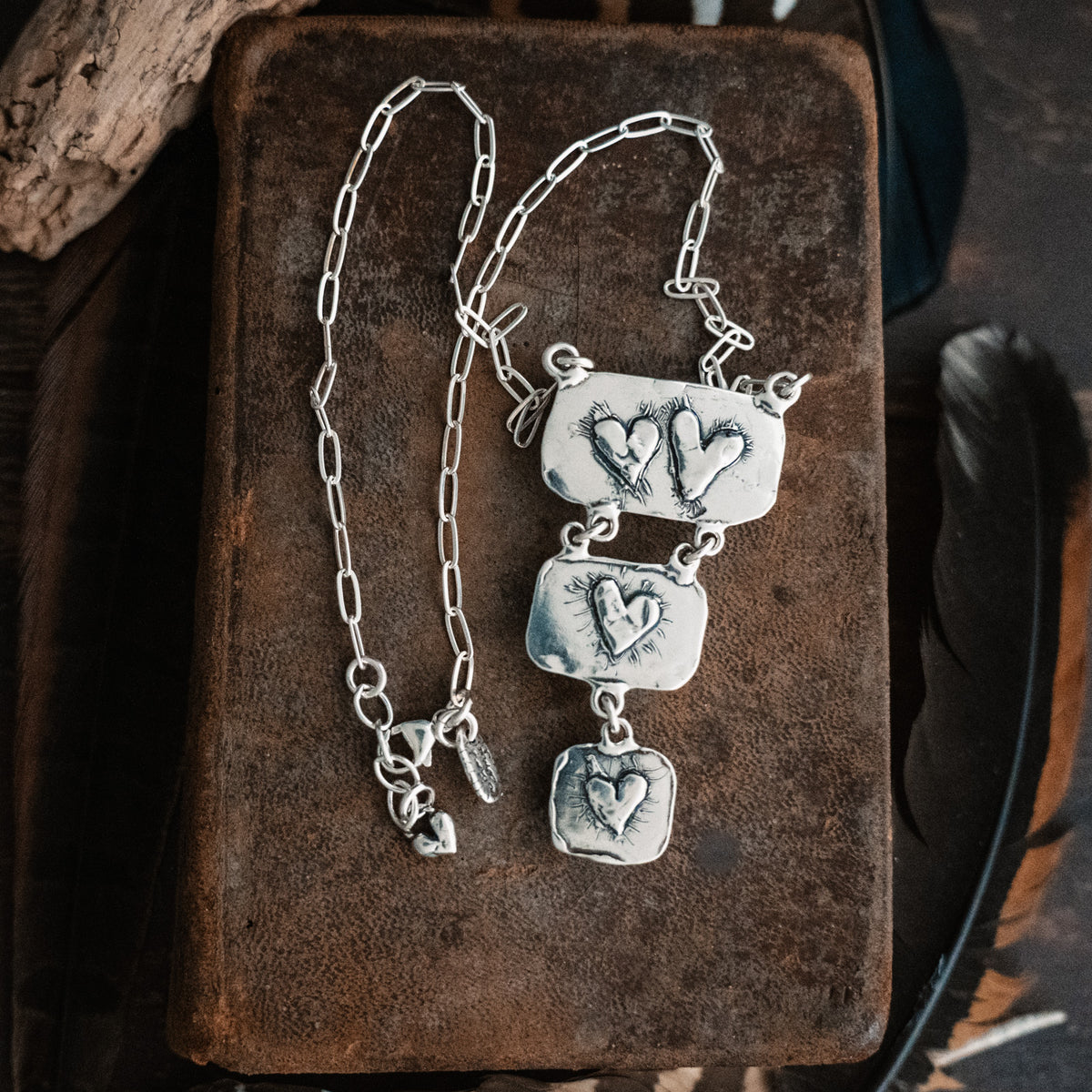 Rainforest Cloud Mountain Turquoise Necklace