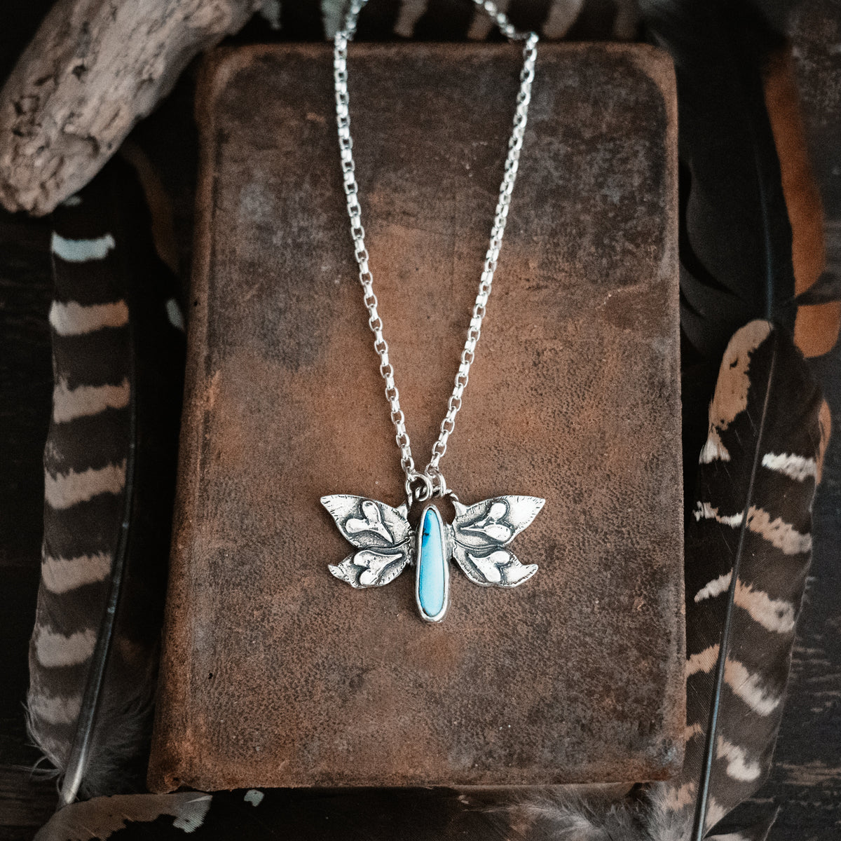 Renew Your Spirit Dragonfly Turquoise Necklace