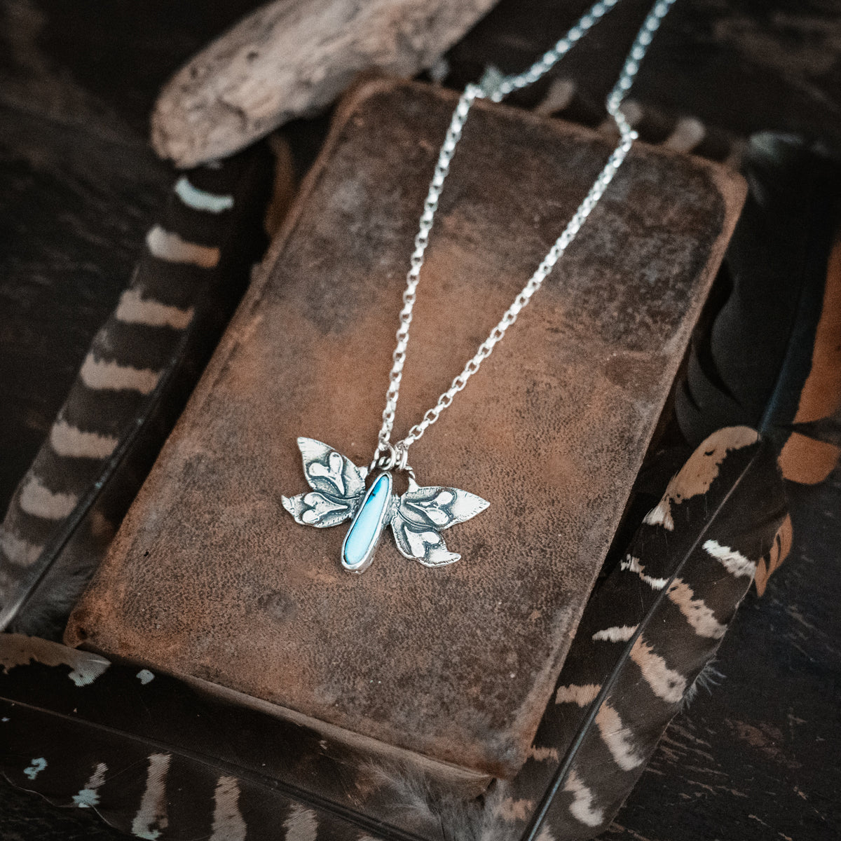 Renew Your Spirit Dragonfly Turquoise Necklace