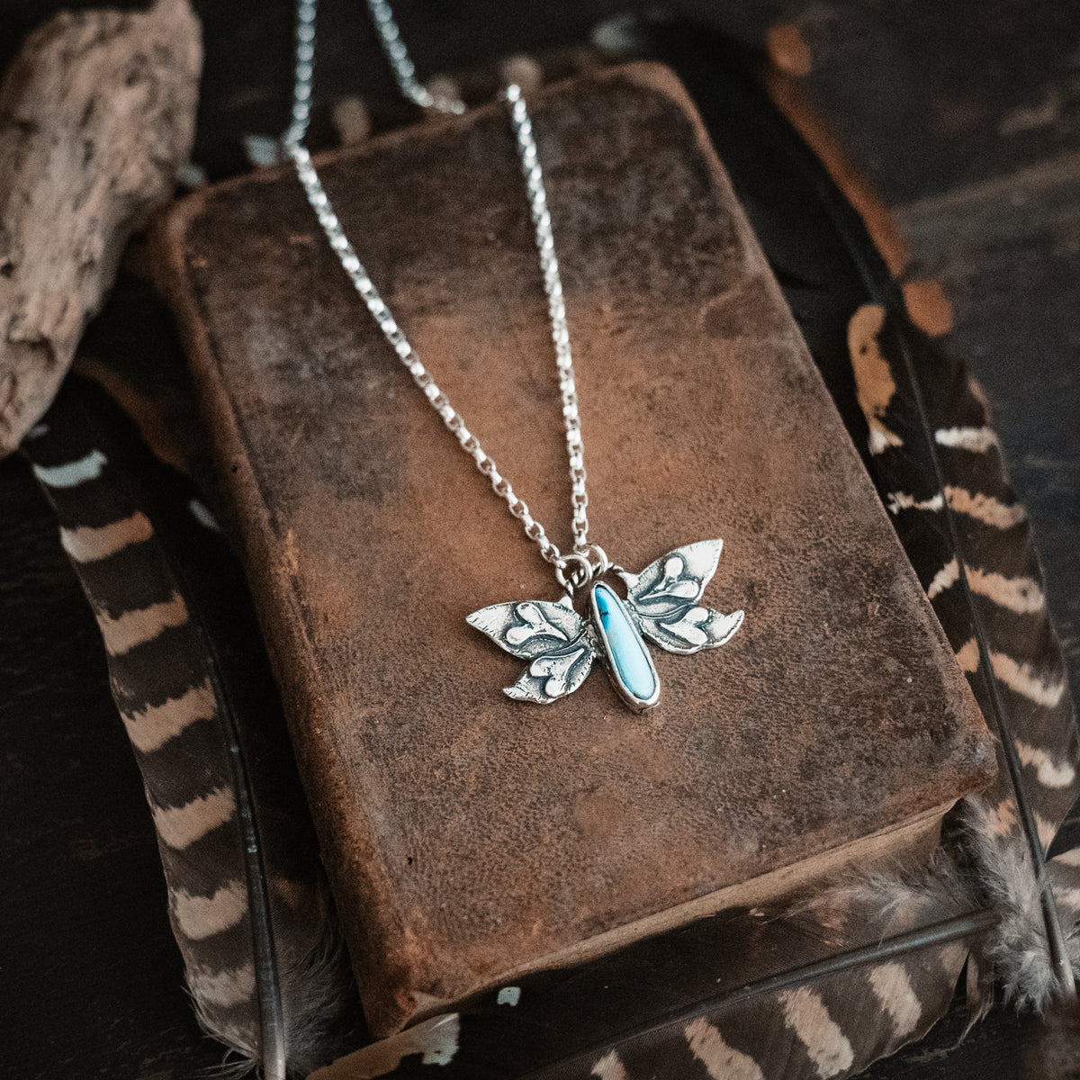 Renew Your Spirit Dragonfly Turquoise Necklace