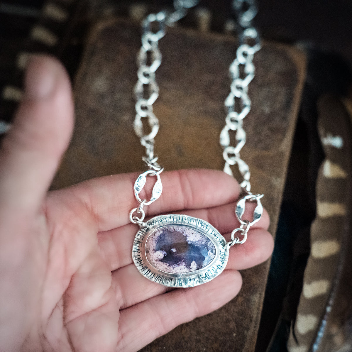 See with your heart Cantera Opal Necklace