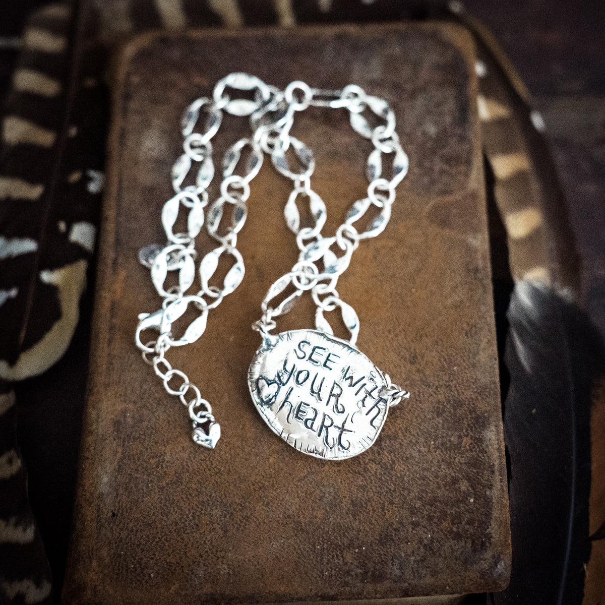 See with your heart Cantera Opal Necklace