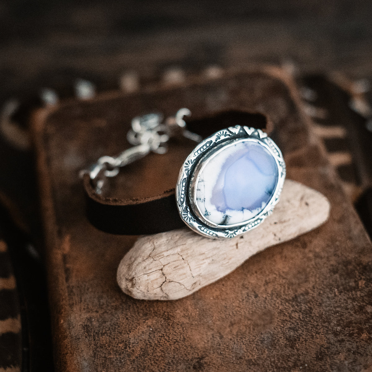 Traveler Shadow Moon Opal Bracelet