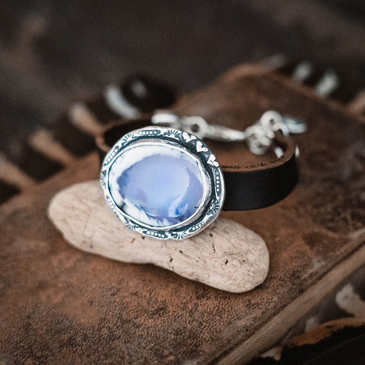 Traveler Shadow Moon Opal Bracelet