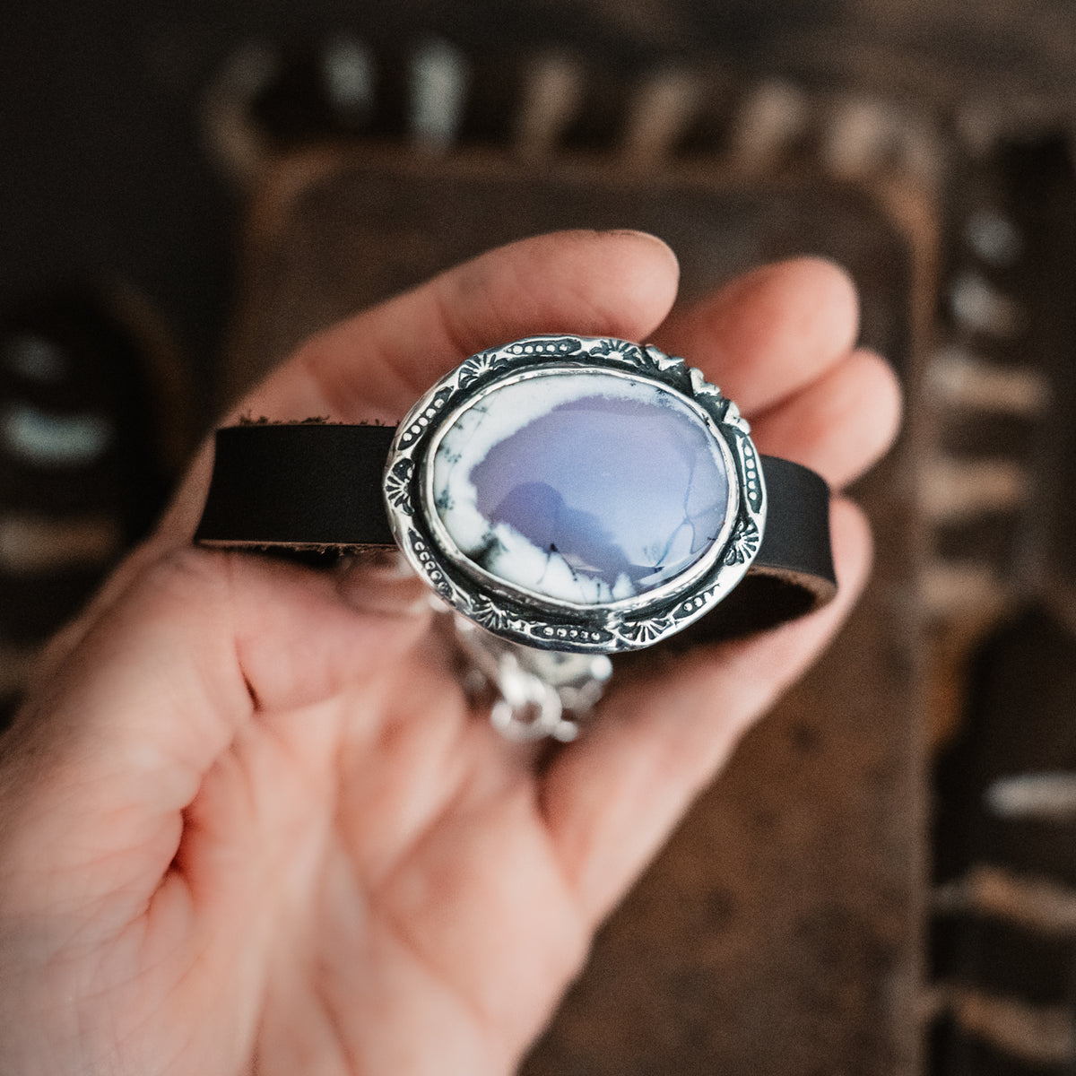 Traveler Shadow Moon Opal Bracelet