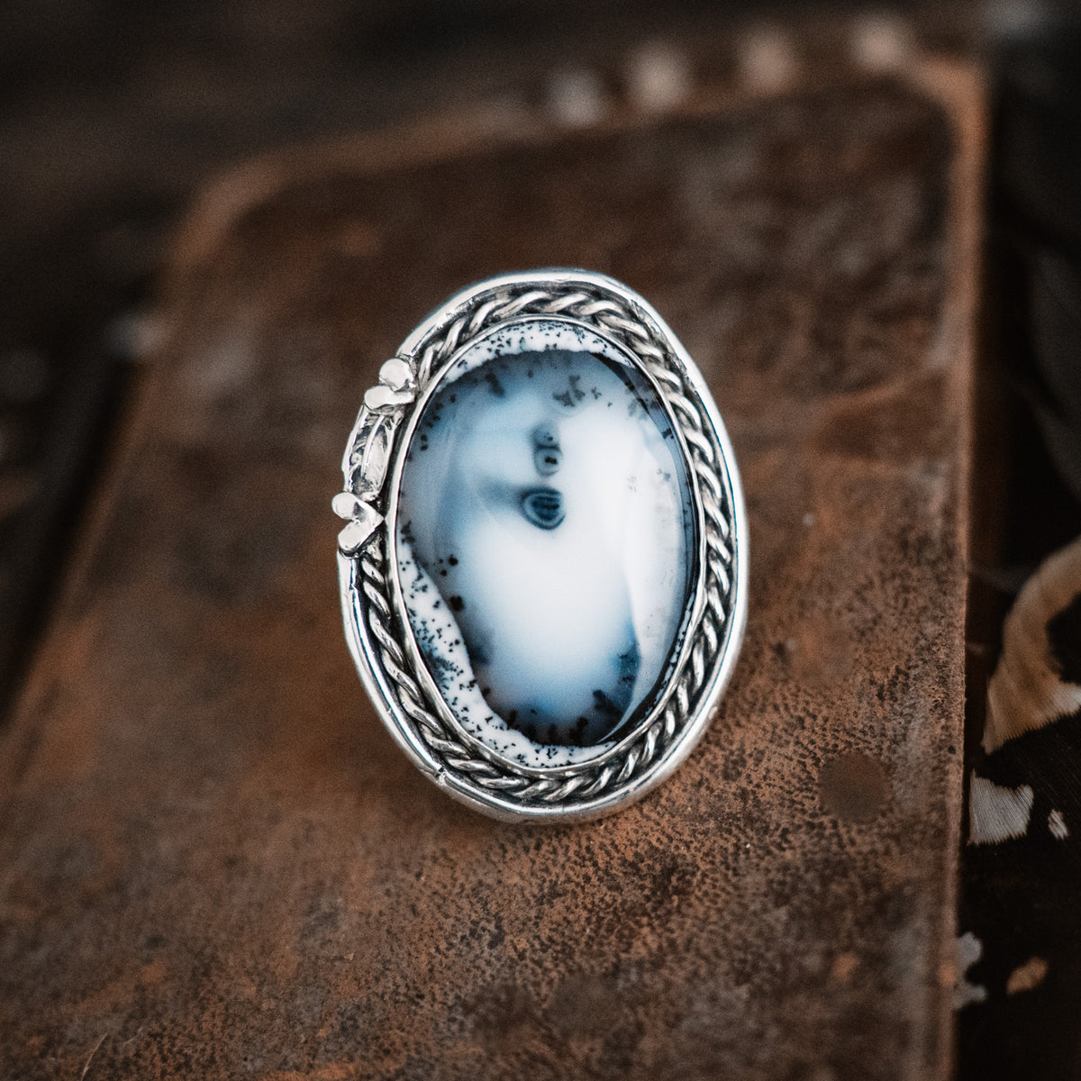 Shadow Moon Ring - Size 9.25