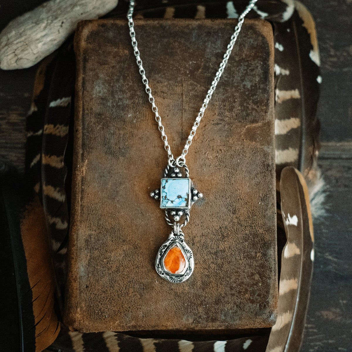Golden Hills Sunrise Turquoise Necklace