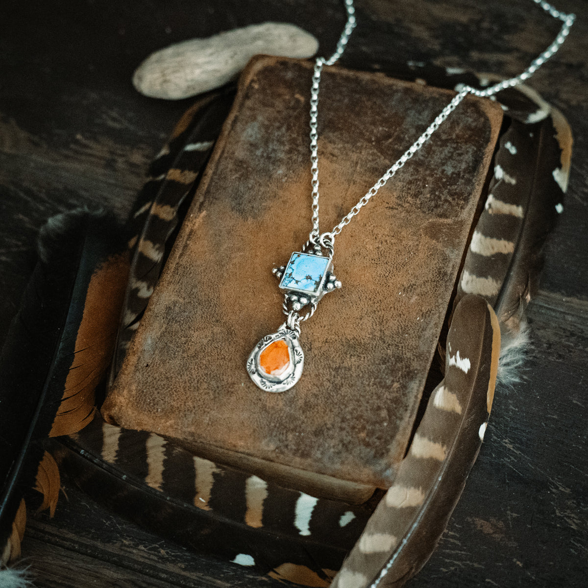 Golden Hills Sunrise Turquoise Necklace
