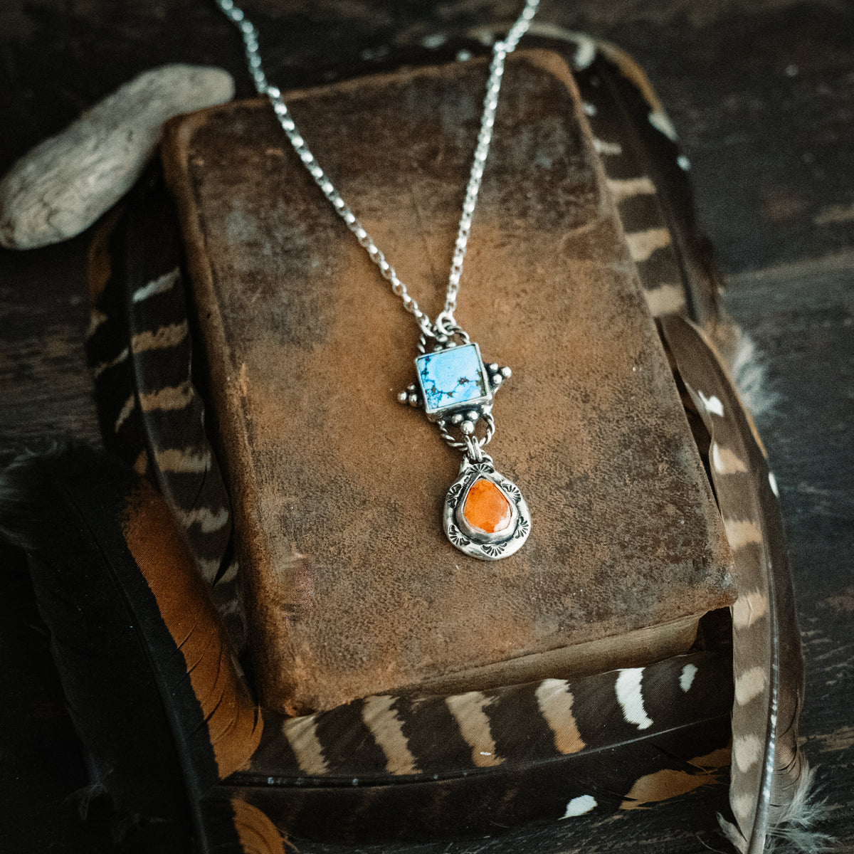 Golden Hills Sunrise Turquoise Necklace