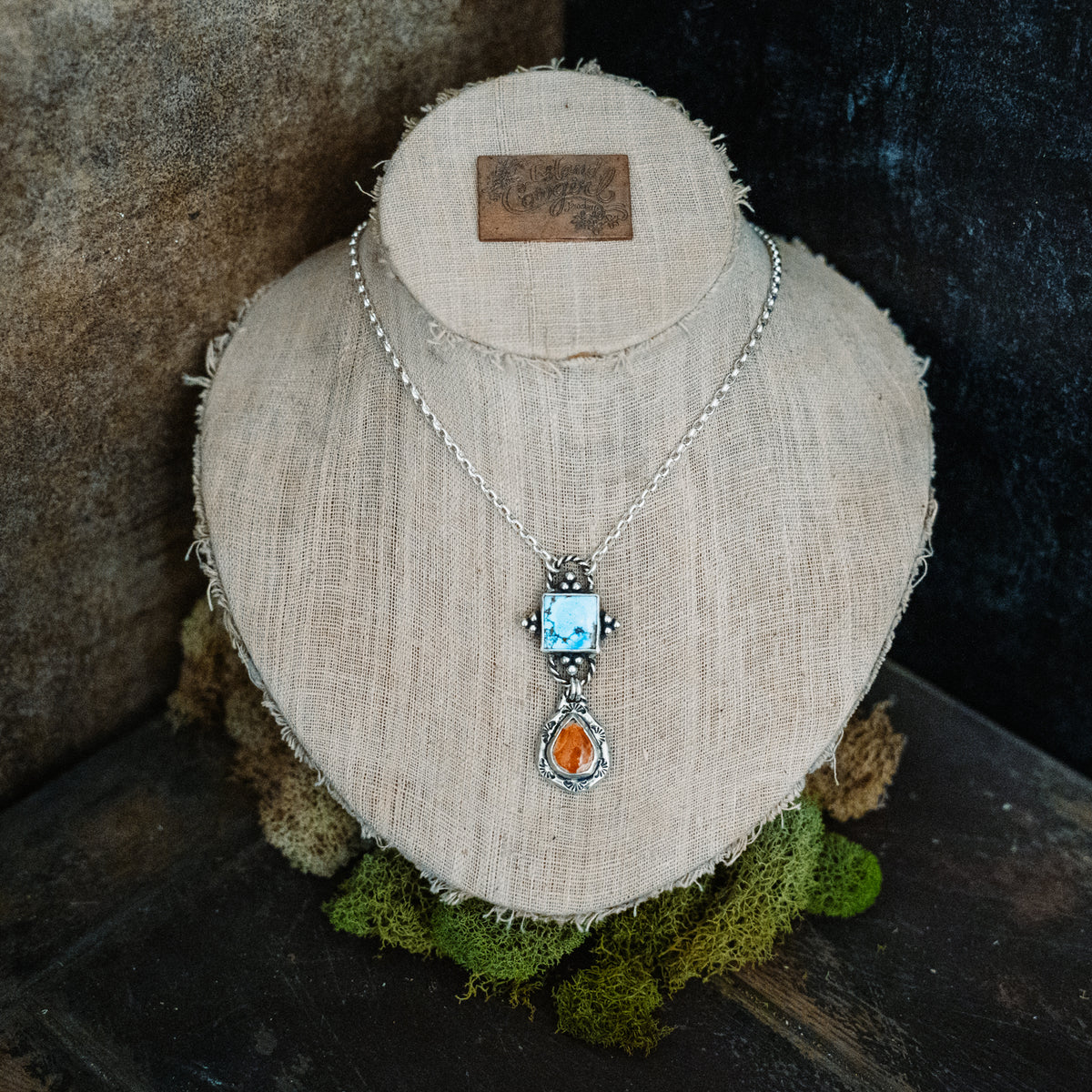 Golden Hills Sunrise Turquoise Necklace