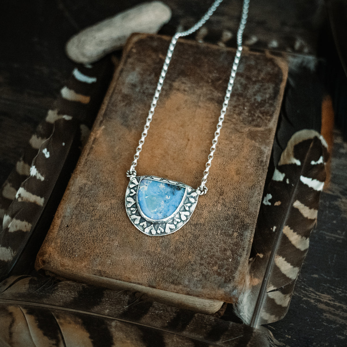 Soul Offering Australian Opal Necklace