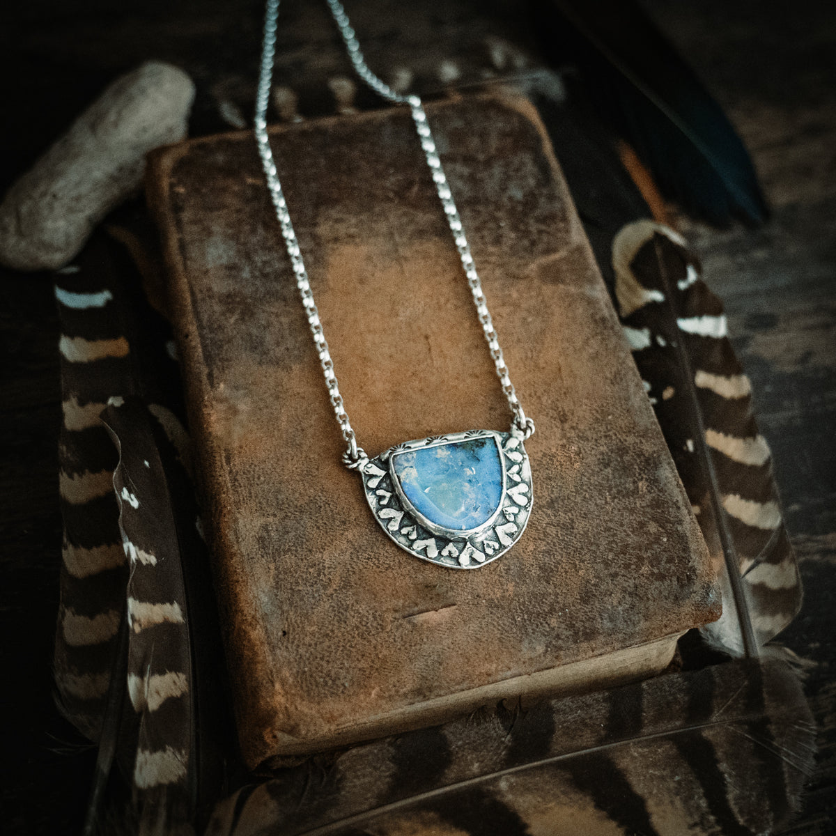 Soul Offering Australian Opal Necklace