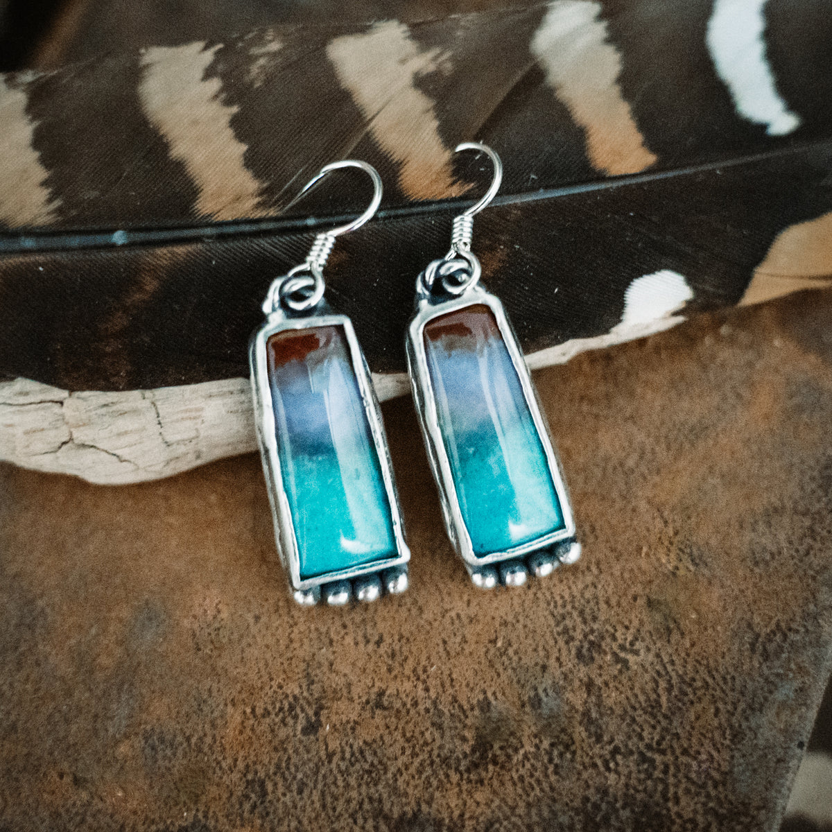 Spirit Waters Peruvian Opal Earrings