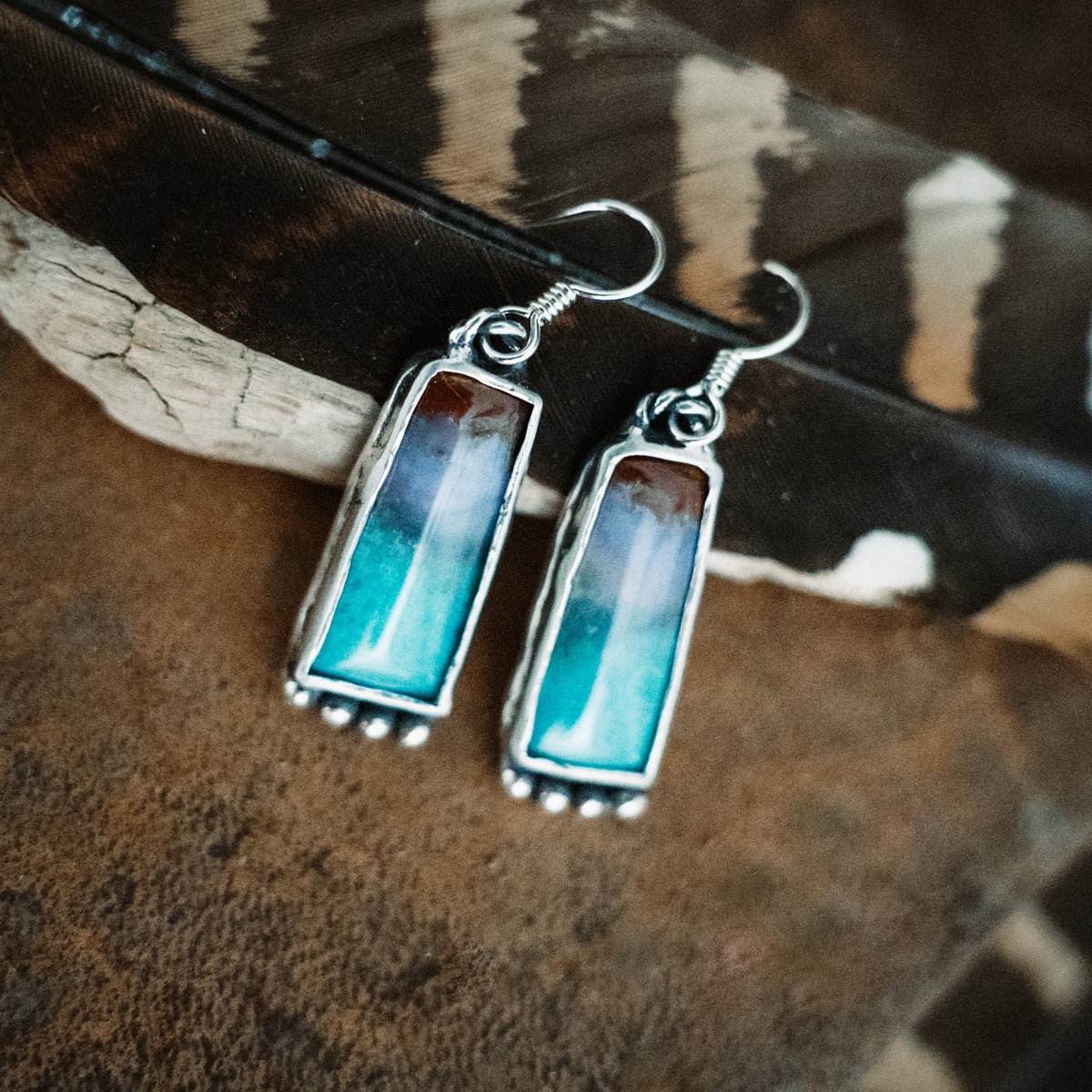 Spirit Waters Peruvian Opal Earrings