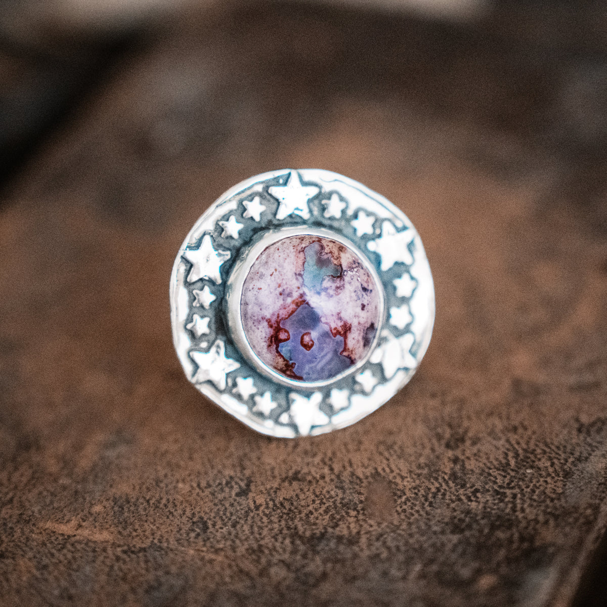 Starry Night Cantera Opal Ring- adjusted to your size