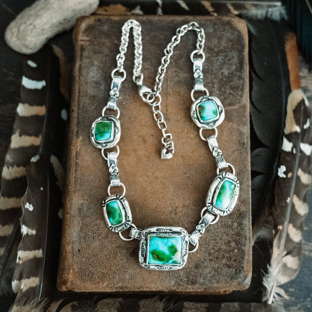Stepping Stone Sonoran Turquoise Necklace