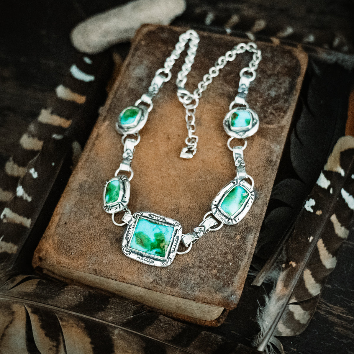 Stepping Stone Sonoran Turquoise Necklace