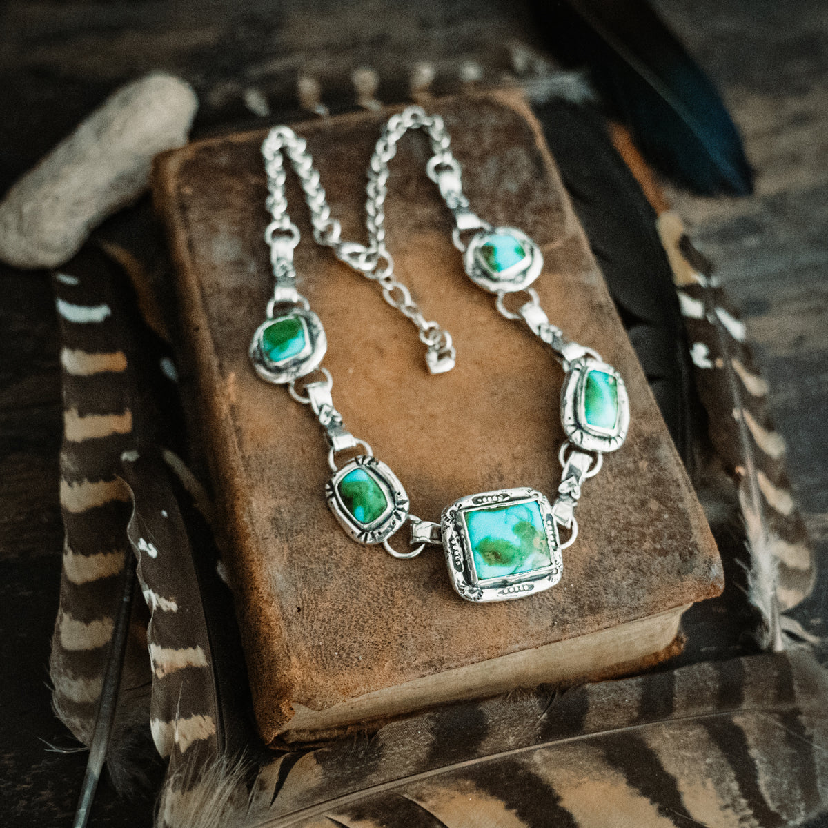 Stepping Stone Sonoran Turquoise Necklace