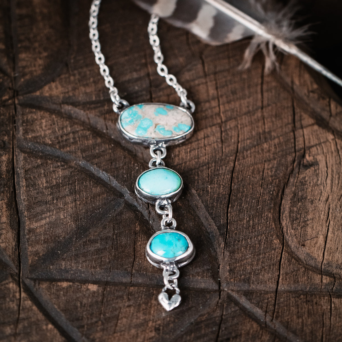 Stepping Stone Kingman Turquoise Necklace