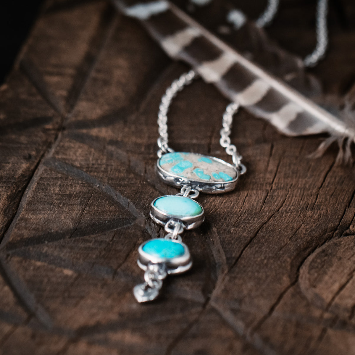 Stepping Stone Kingman Turquoise Necklace