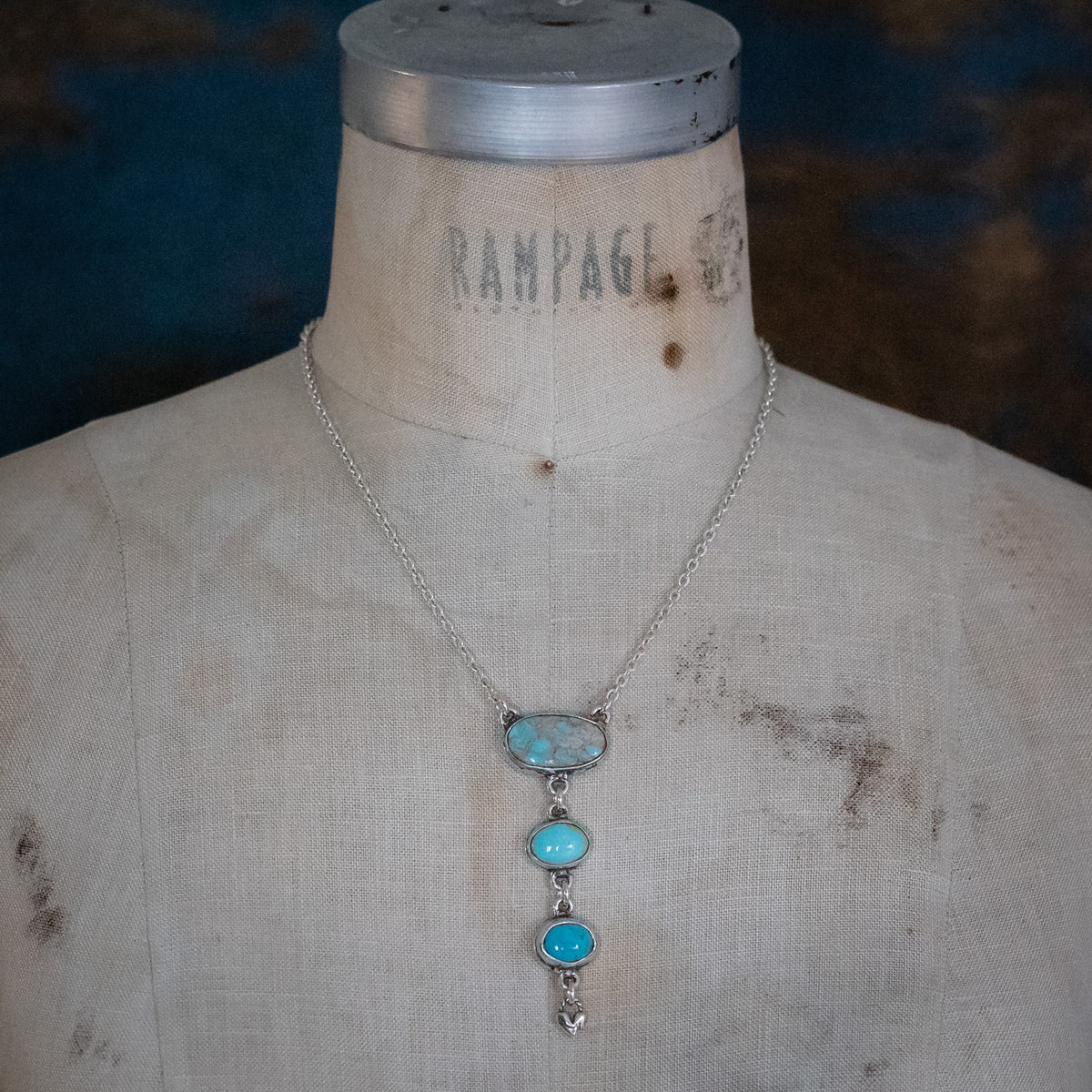 Stepping Stone Kingman Turquoise Necklace