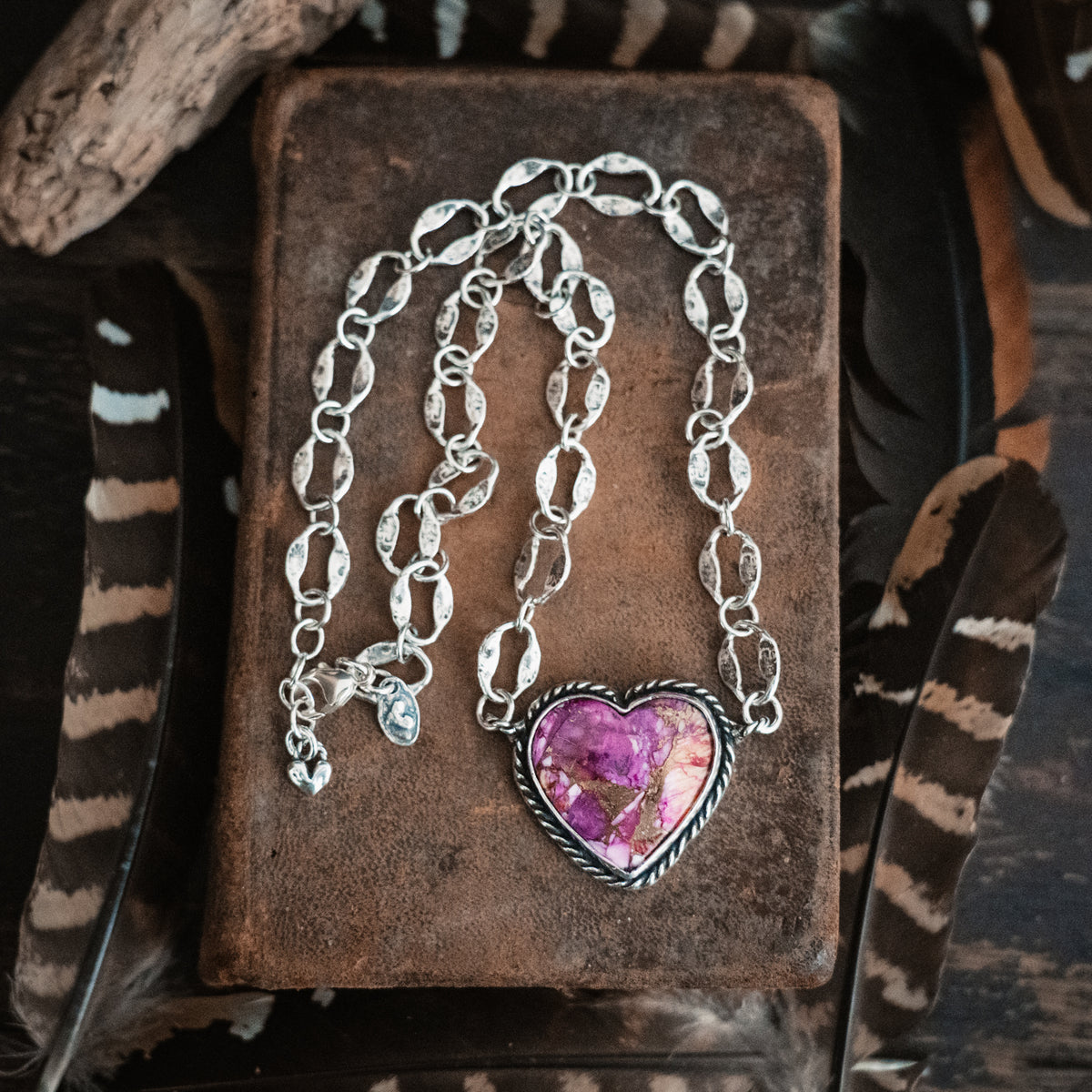 Confetti Strong Heart Necklace