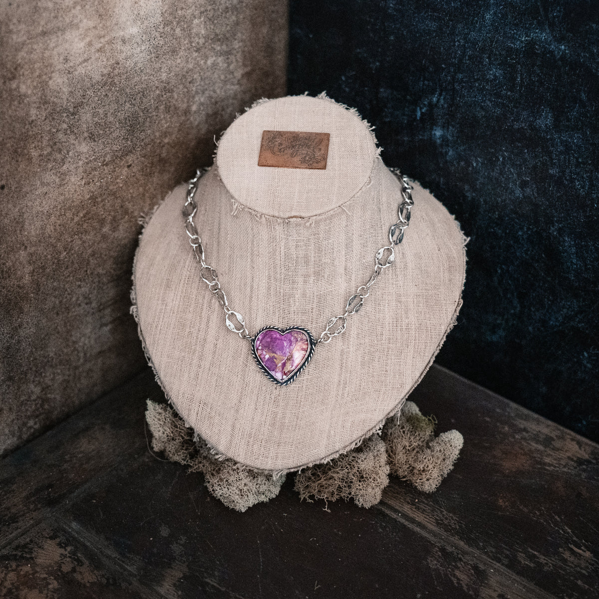 Confetti Strong Heart Necklace