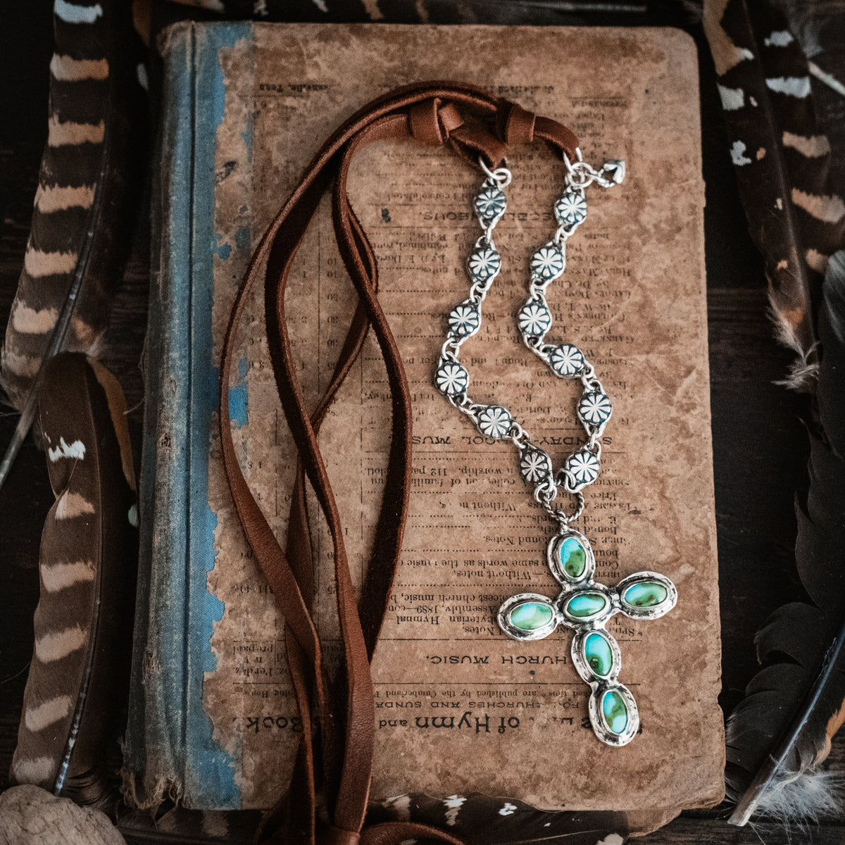 Sunrise Prayer Sonoran Gold Turquoise Necklace