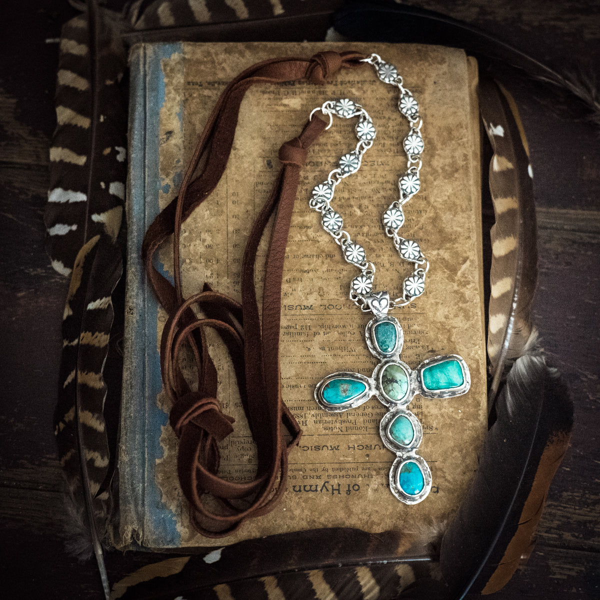 Sunrise Prayer Rosary Turquoise Necklace