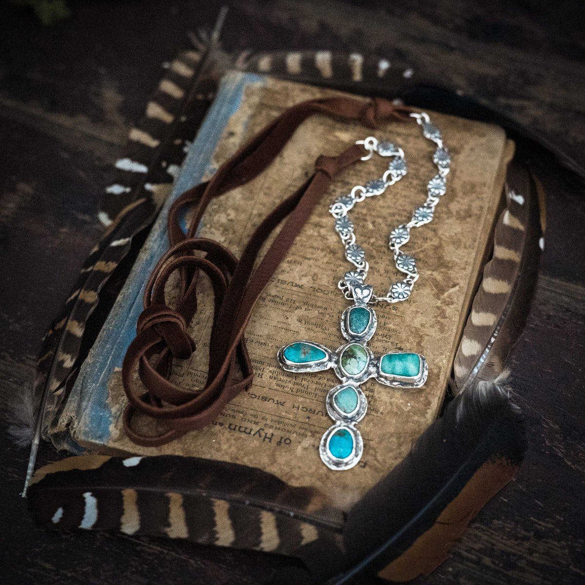 Sunrise Prayer Rosary Turquoise Necklace