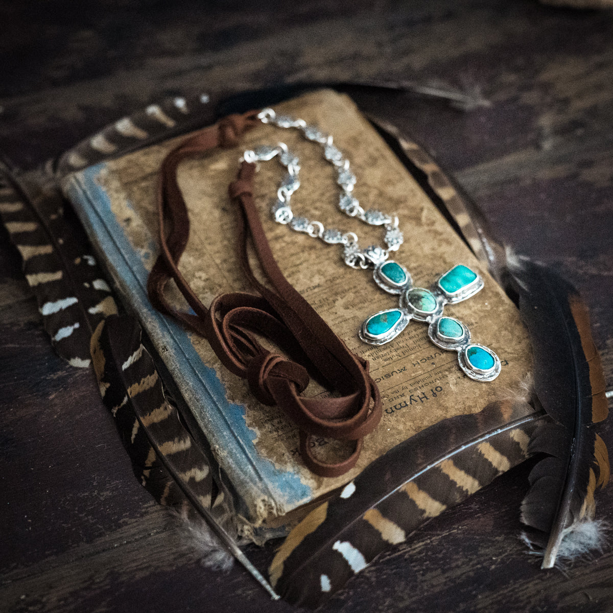 Sunrise Prayer Rosary Turquoise Necklace