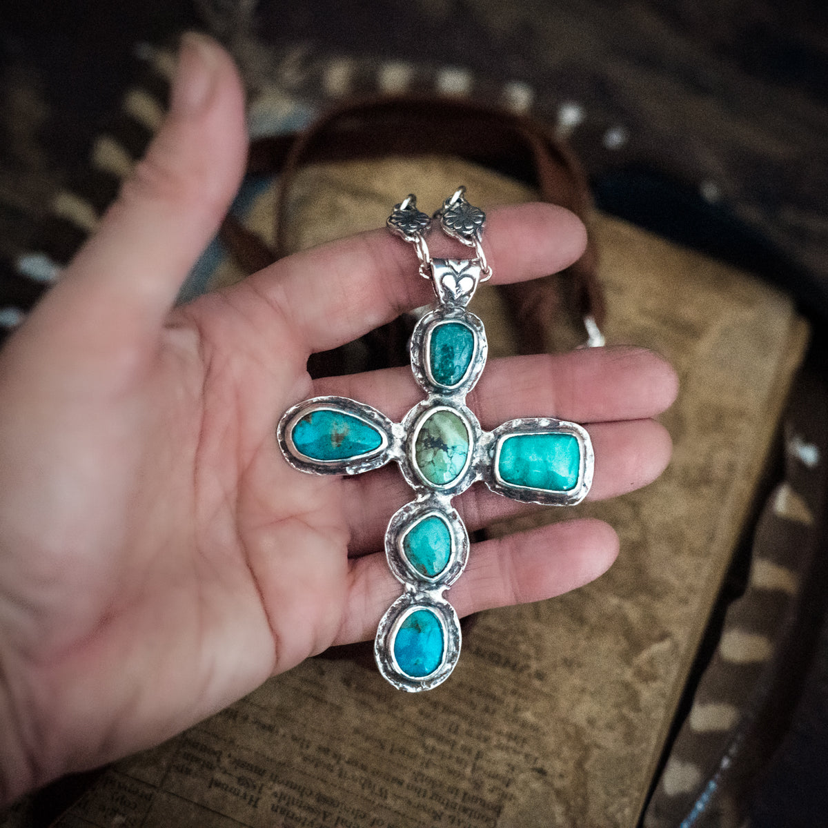 Sunrise Prayer Rosary Turquoise Necklace