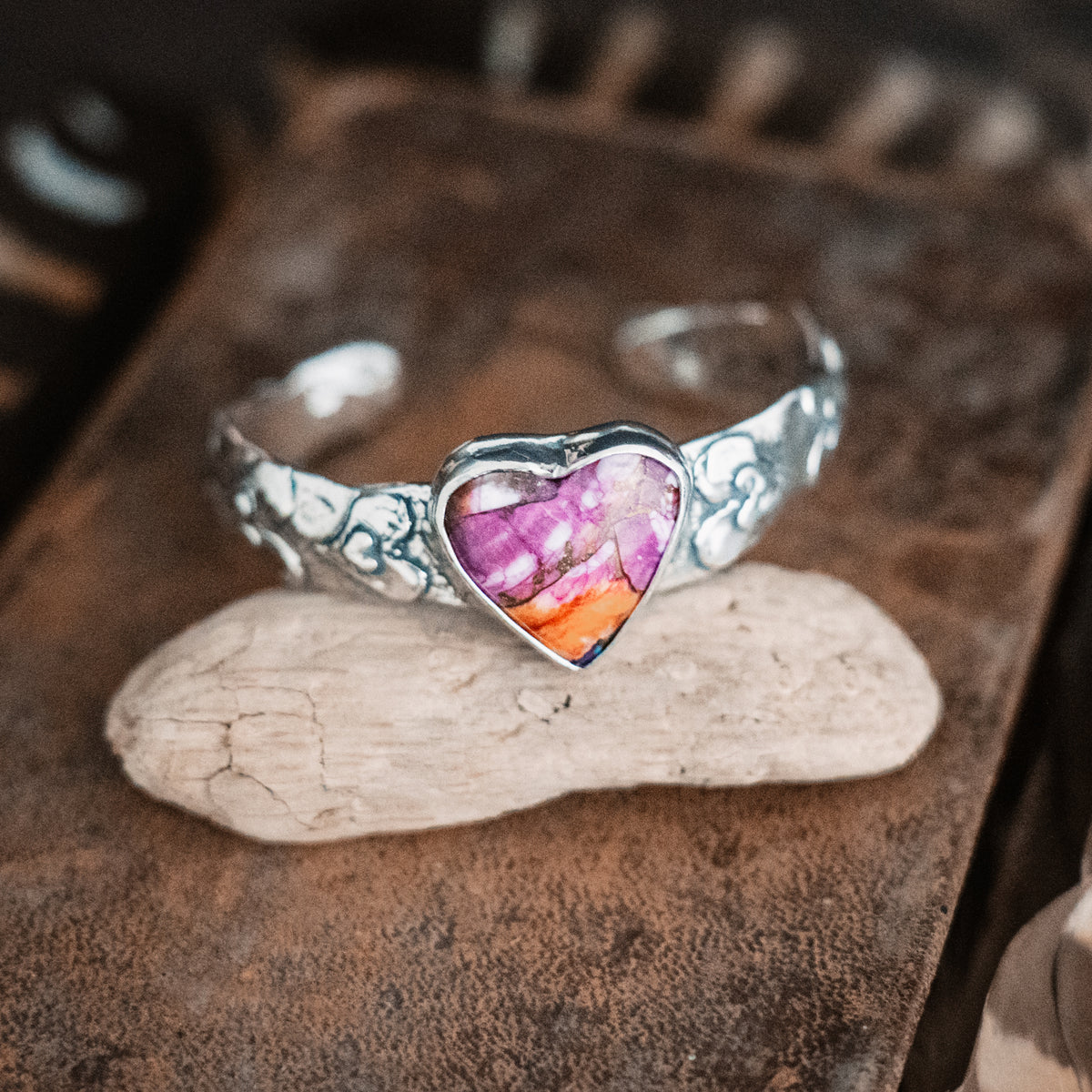 Trail of Hearts Starburst Confetti Cuff