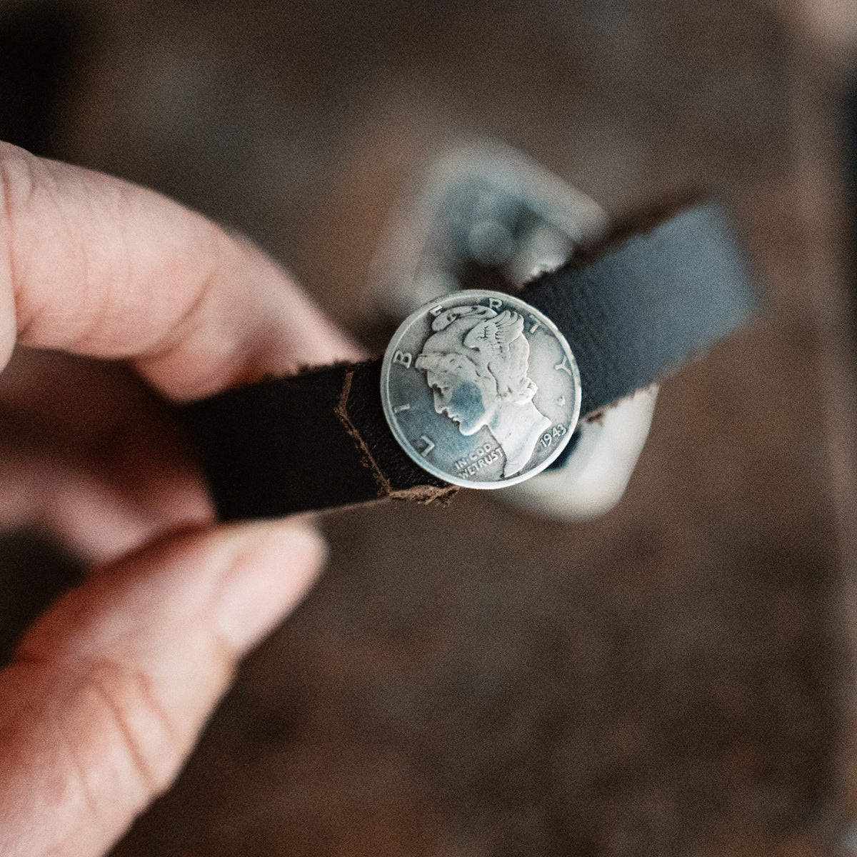 Traveler Black Buffalo Turquoise Bracelet