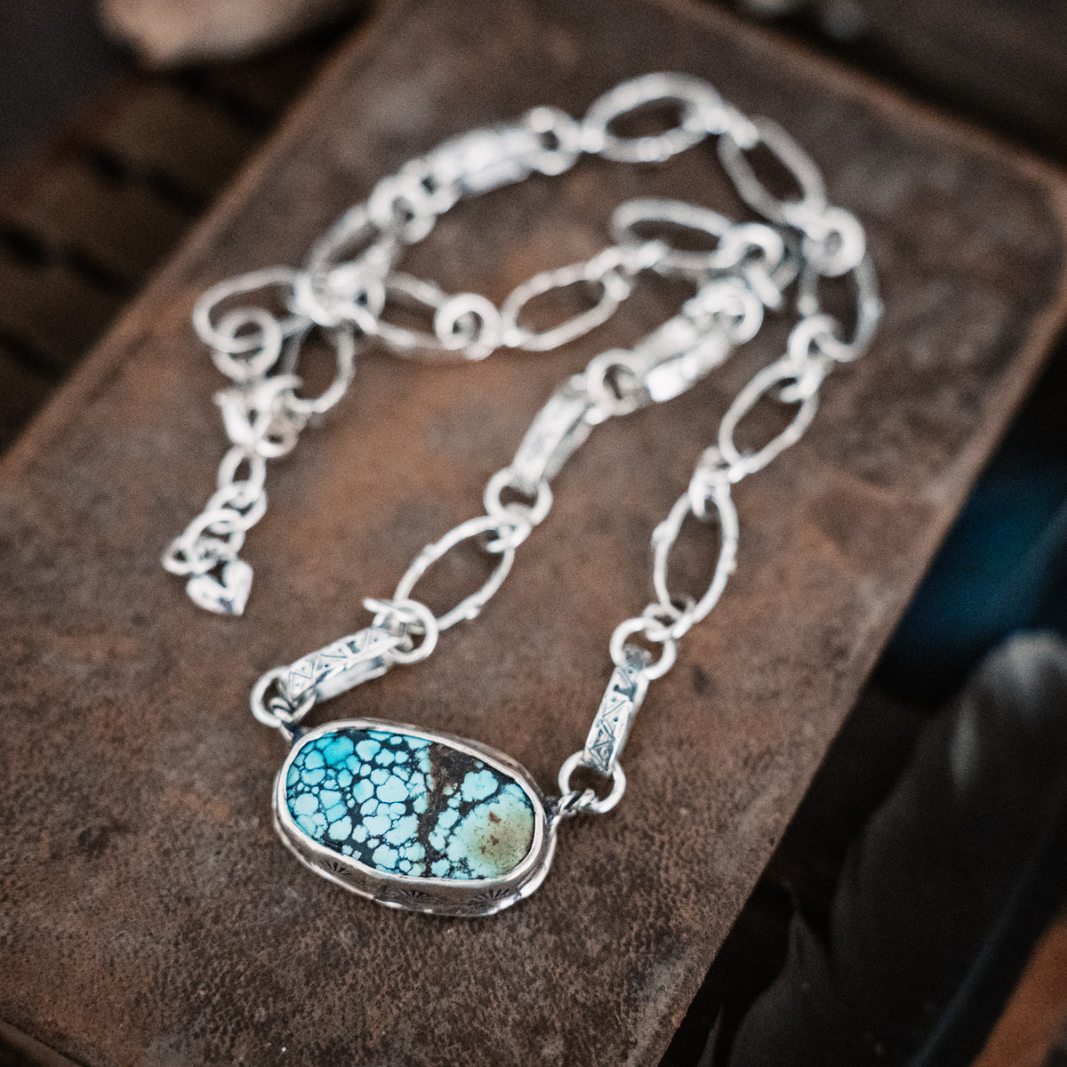 Treasure Life  Necklace- Cloud Mountain Turquoise