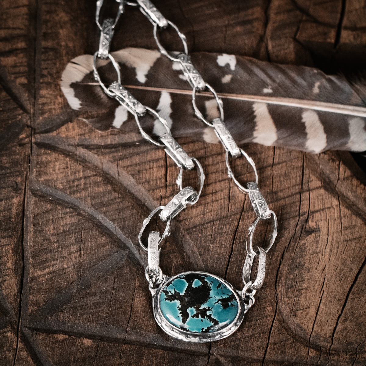 Treasure Life  Necklace- Cloud Mountain Turquoise